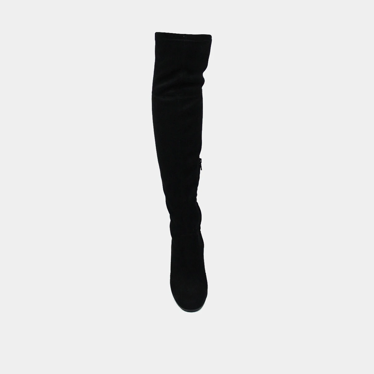 Cuissardes à talons en velours stretch noir | MILO | Jonak