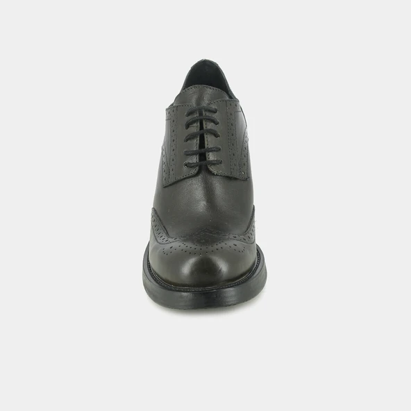 Derbies à talons en cuir kaki | ERIKA | Jonak