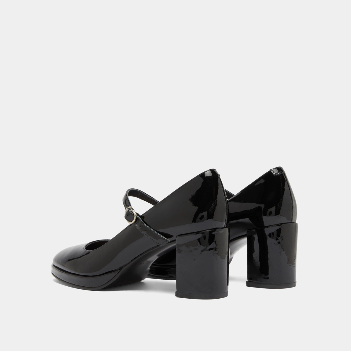 Babies à talons en vernis noir | DEBRE | Jonak