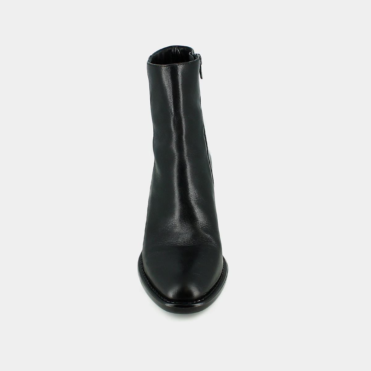 Bottines à talons en cuir noir | CAJUN | Jonak