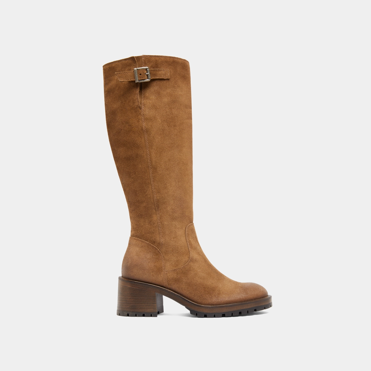 Bottes à semelles crantées en croute taupe | CECILIEN | Jonak