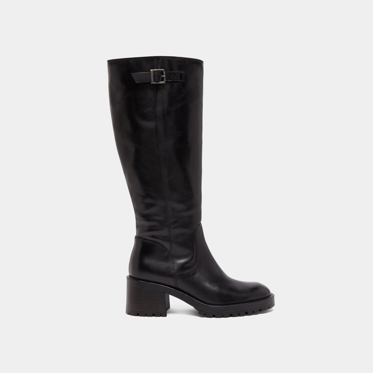 Bottes &agrave; semelles crant&eacute;es en cuir noir | CECILIEN | Jonak