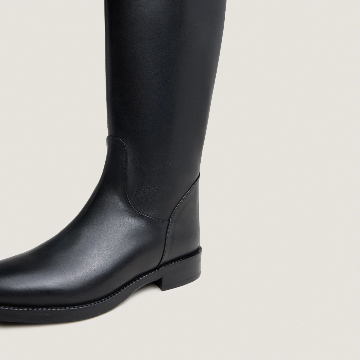 Bottes hautes en cuir noir | FLEUR | Jonak