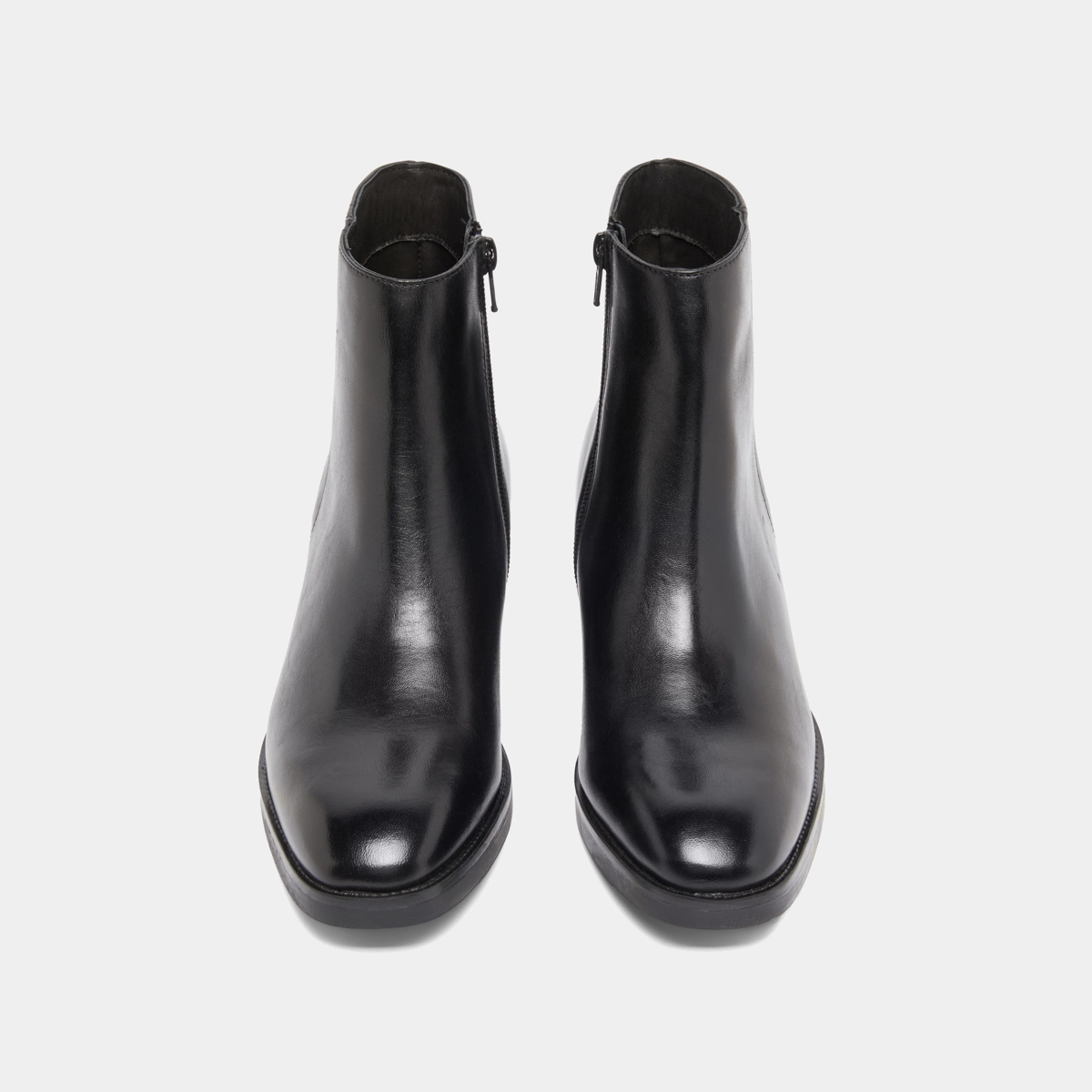 Boots basses en cuir noir | GAB | Jonak