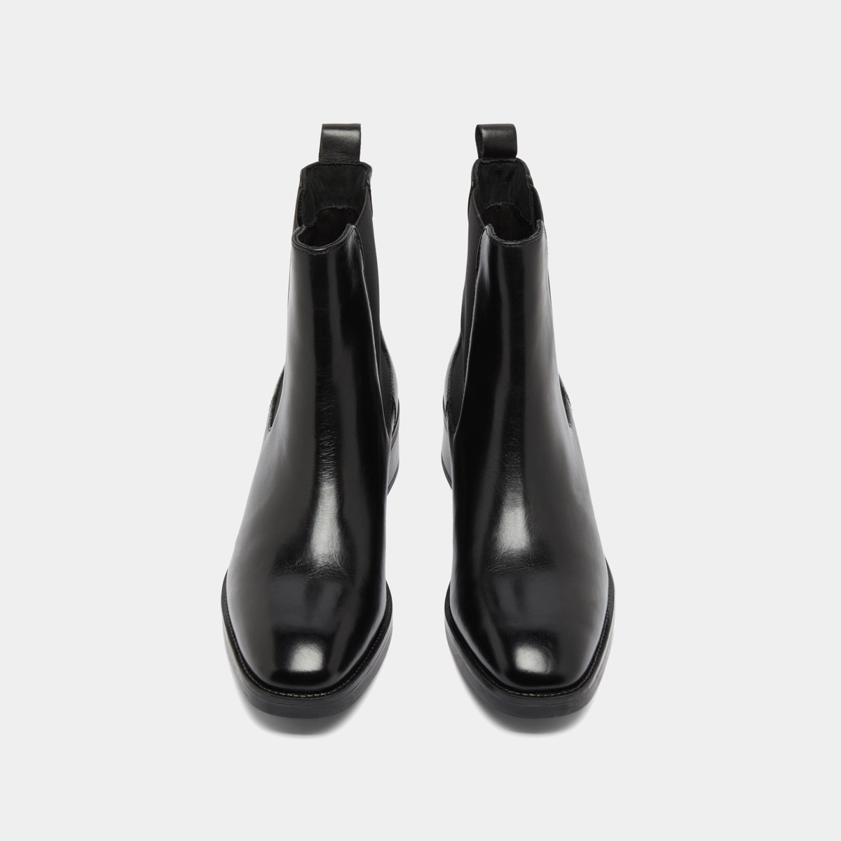 Boots à élastiques en cuir noir | GABRIELLE | Jonak