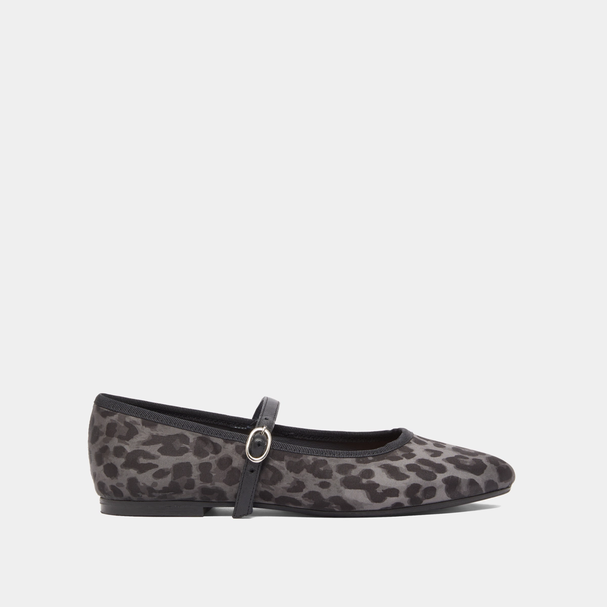 Ballerines à brides en textile léopard gris | DOUCEUR | Jonak