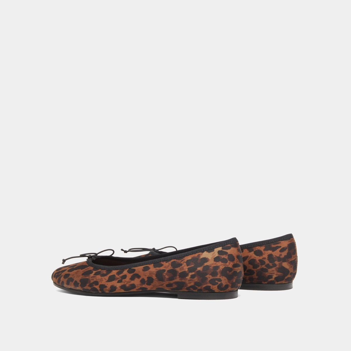 Ballerines à lacets en textile léopard marron | DELFINA | Jonak