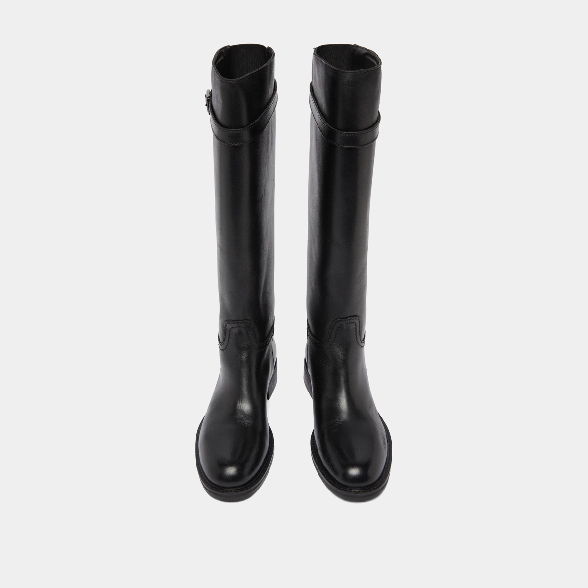 Bottes hautes en cuir noir | ROMANE | Jonak