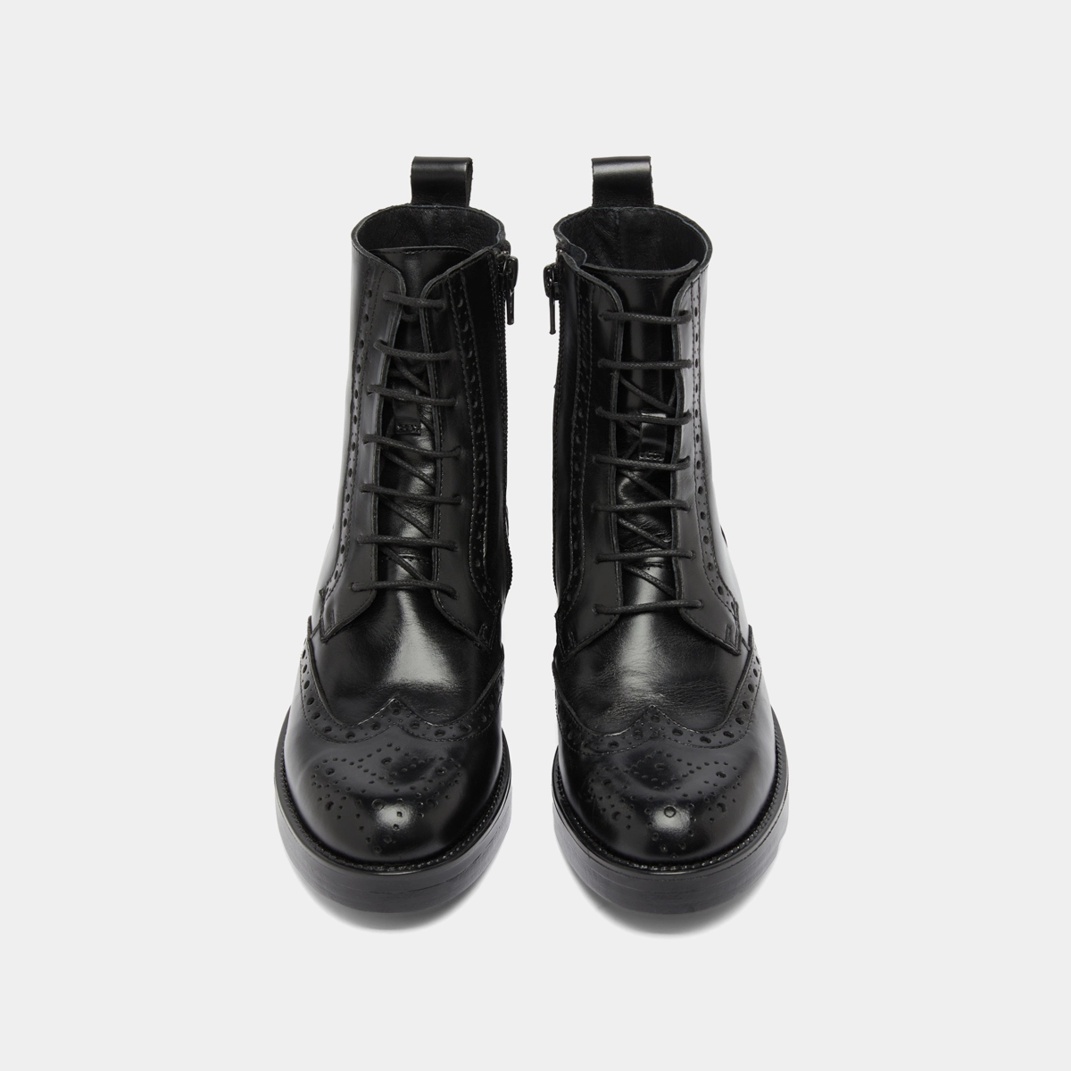 Boots à lacets en cuir noir | ARI | Jonak