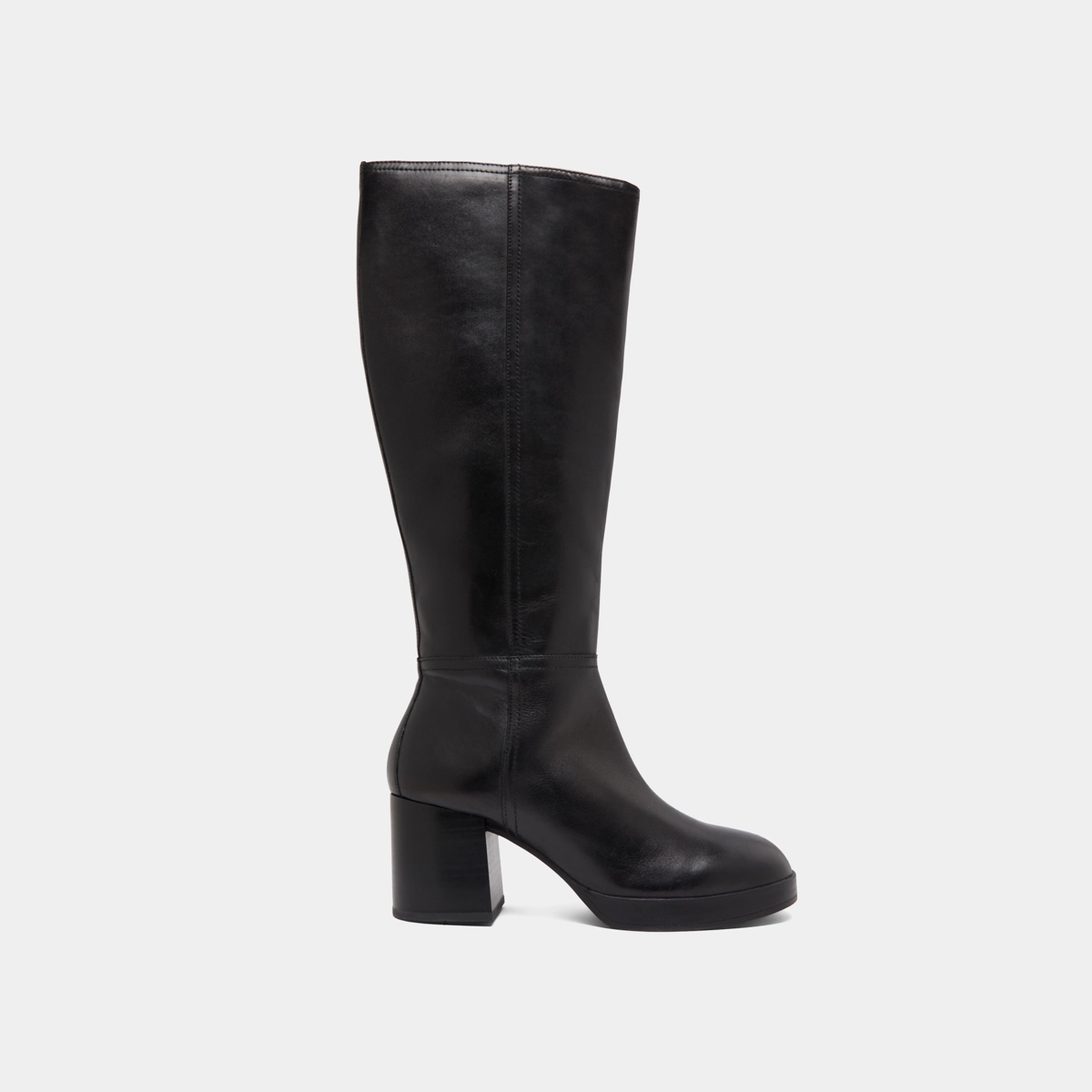 Bottes à talons en cuir noir | ANELIA | Jonak