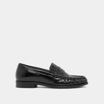 Mocassins à bouts ronds noir