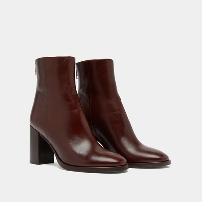 Bottines à talons marron
