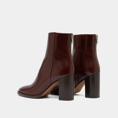 Bottines à talons marron