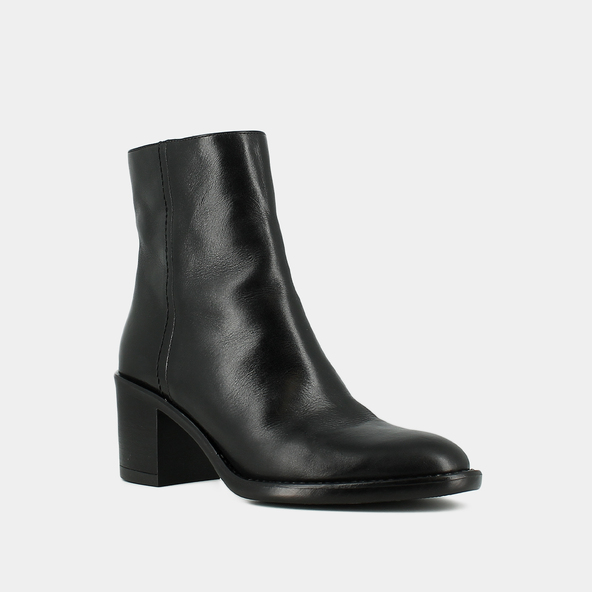Bottines Jonak à Talons Bicolores Noir Et Blanc - Taille 37 Cuir, Bon état Occasion
