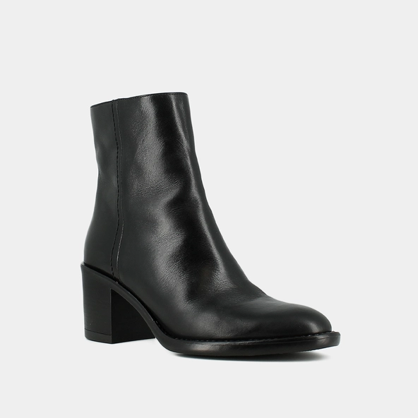 Bottines à talons en cuir noir | CAJUN | Jonak