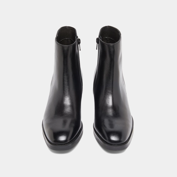 Boots basses en cuir noir | GAB | Jonak
