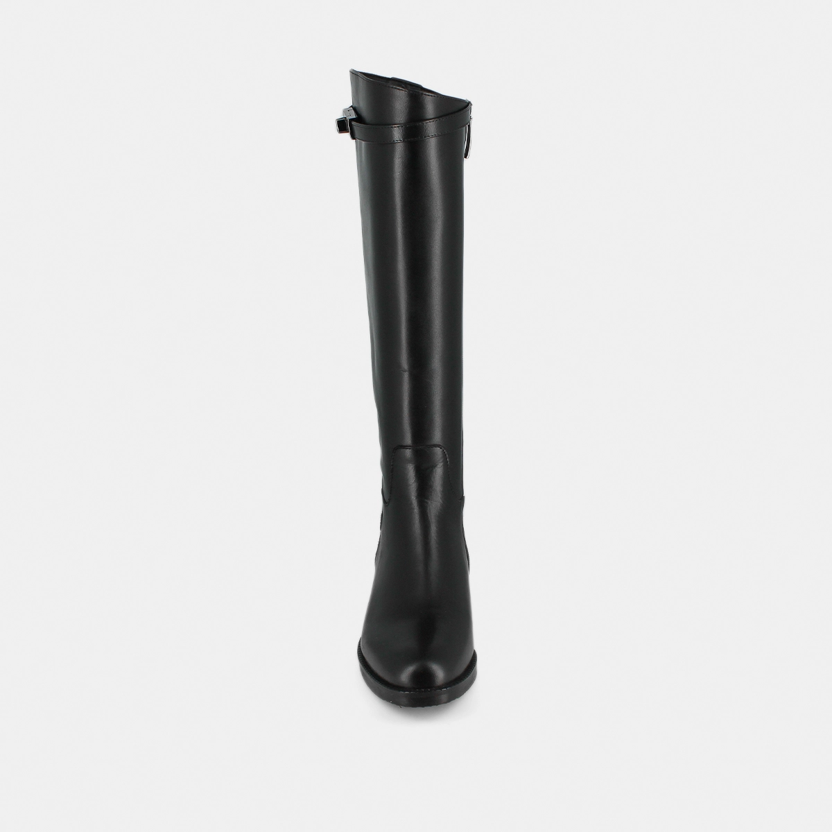 Bottes à bouts ronds en cuir noir | FLY | Jonak