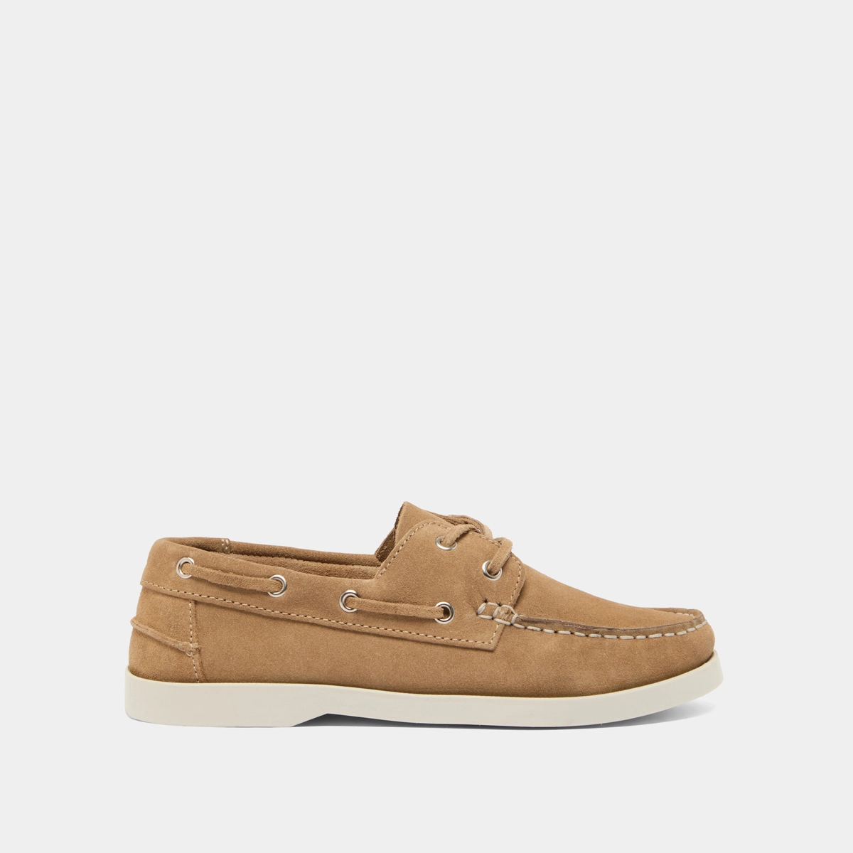 Derbies &agrave; lacets &eacute;pais et surpiq&ucirc;res en croute beige | OMBELINE | Jonak