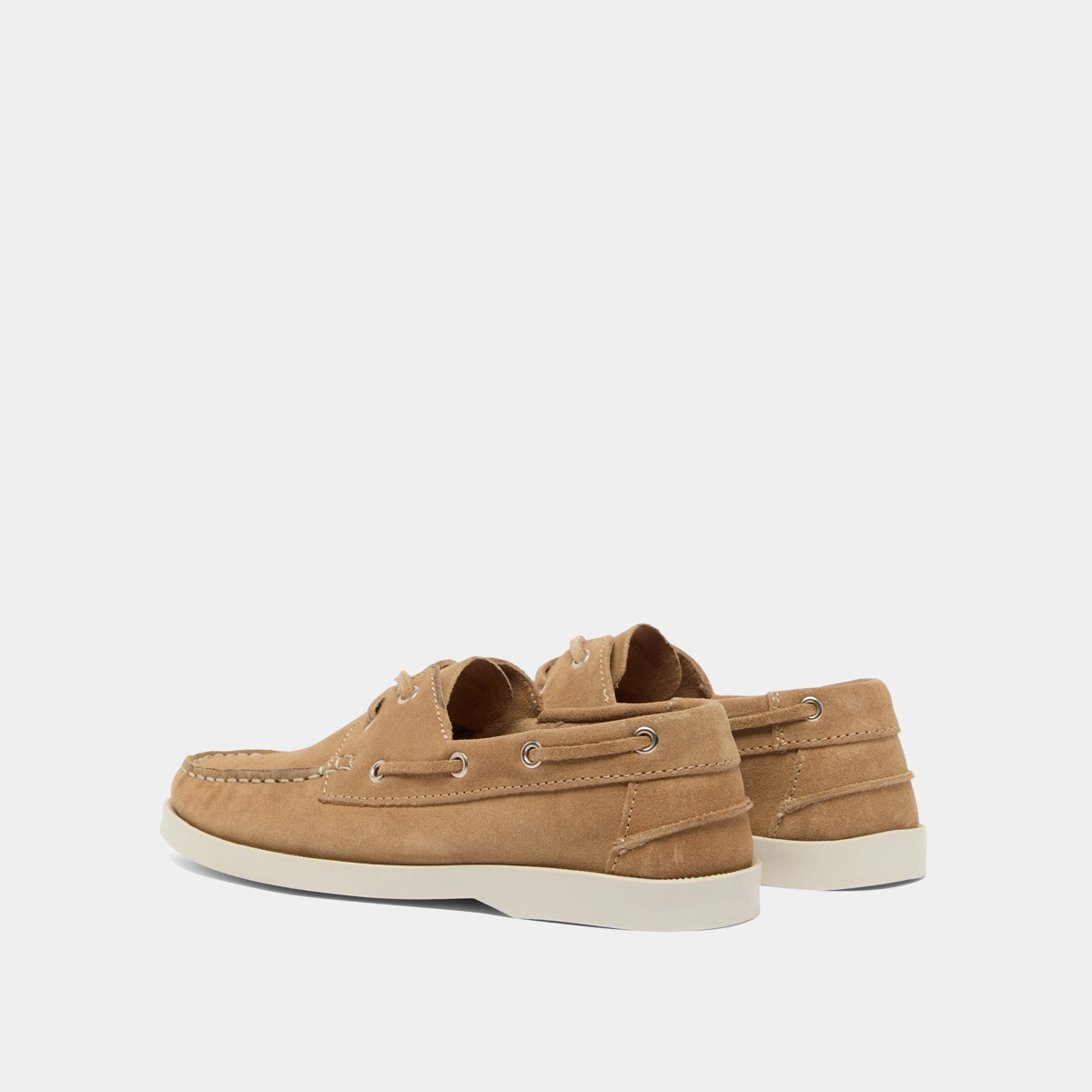 Derbies &agrave; lacets &eacute;pais et surpiq&ucirc;res en croute beige | OMBELINE | Jonak