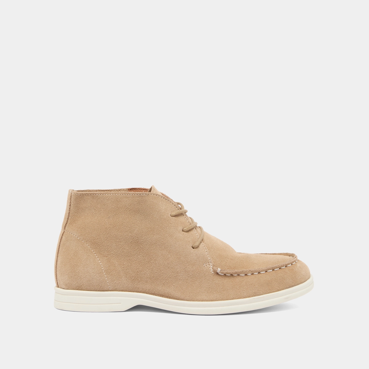 Derbies à surpiqûres en croute beige | OLYMPE | Jonak