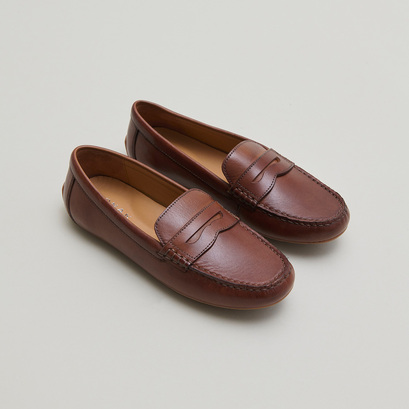 Mocassins froncés en cuir cognac | ANTONIA | Jonak