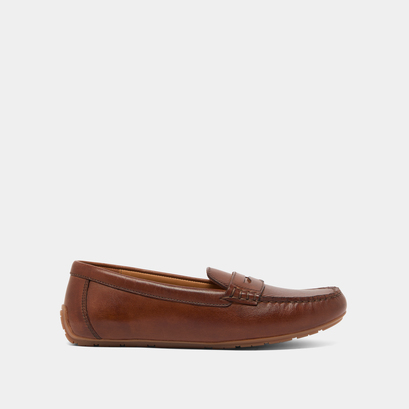 Mocassins froncés en cuir cognac | ANTONIA | Jonak