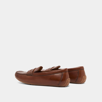 Mocassins froncés en cuir cognac | ANTONIA | Jonak