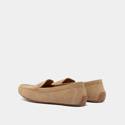 Mocassins froncés en velours beige | ANTONIA | Jonak