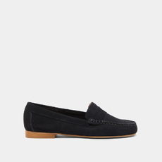 Mocassins &agrave; surpiq&ucirc;res marine