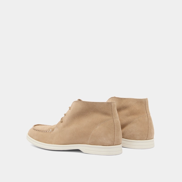 Derbies à surpiqûres en croute beige | OLYMPE | Jonak