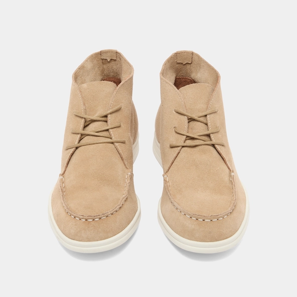 Derbies à surpiqûres en croute beige | OLYMPE | Jonak