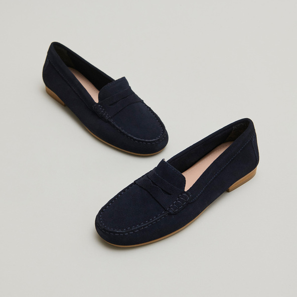 Mocassins à surpiqûres en croute marine | GREG | Jonak