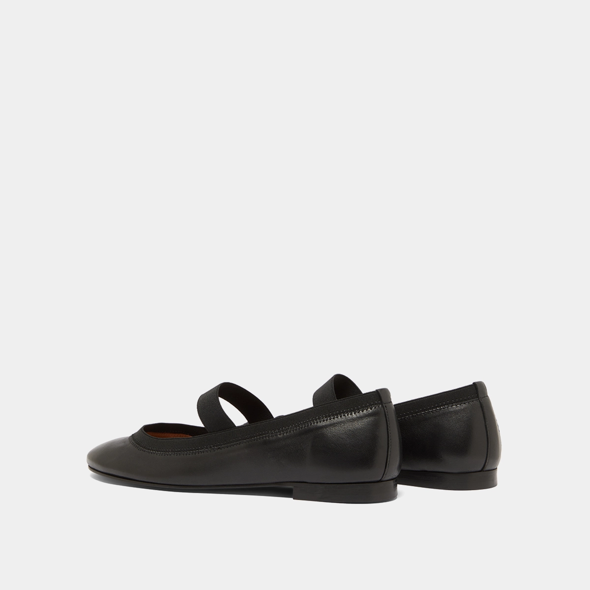 Ballerines à lanières en cuir noir | DABUS | Jonak