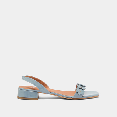 Sandales à fleurs en vernis jeans | ANOUCHKA | Jonak