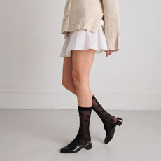 Mules &agrave; petits talons noir