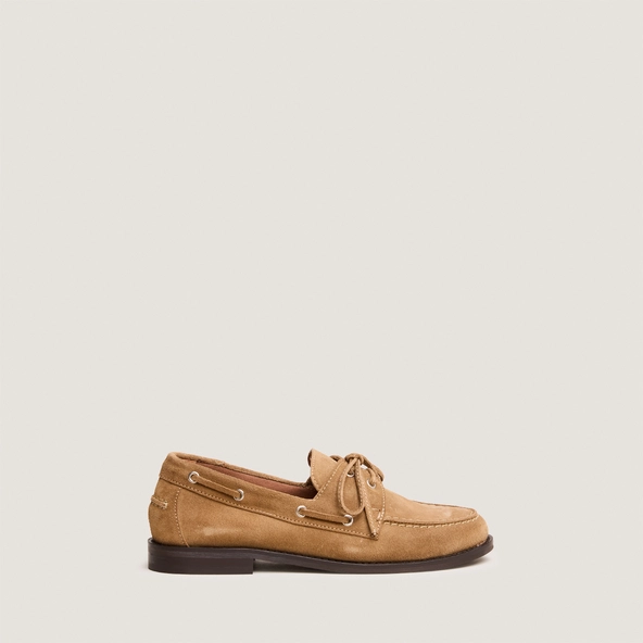 Mocassins à lacets épais en croûte beige foncé | OLGA | Jonak
