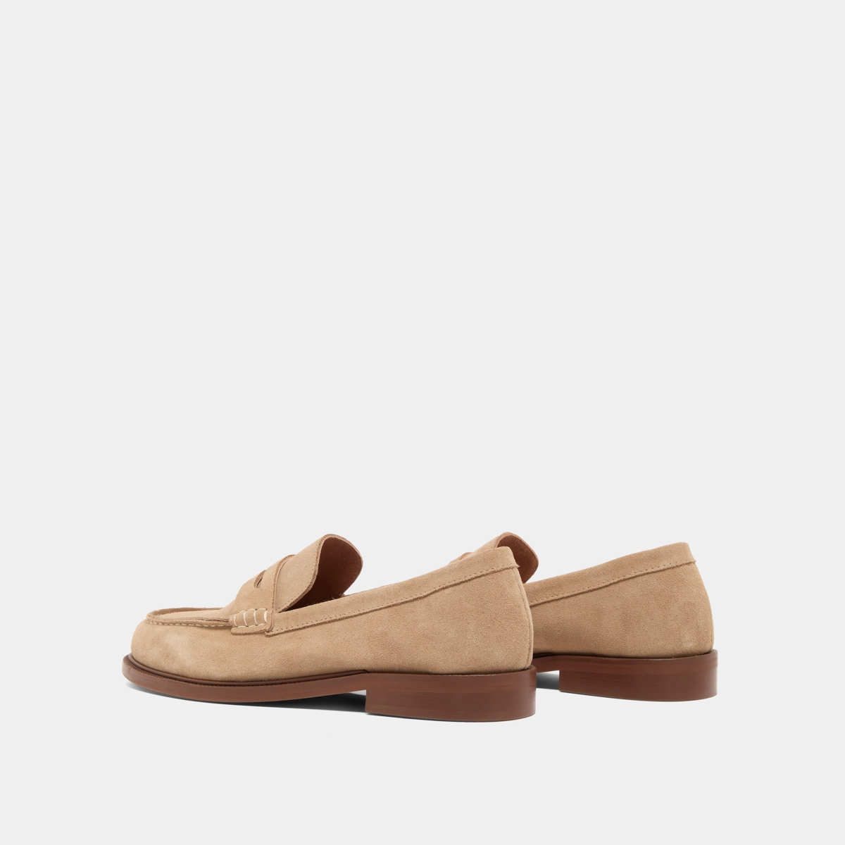 Mocassins &agrave; bouts ronds en cro&ucirc;te beige | DRACULA | Jonak