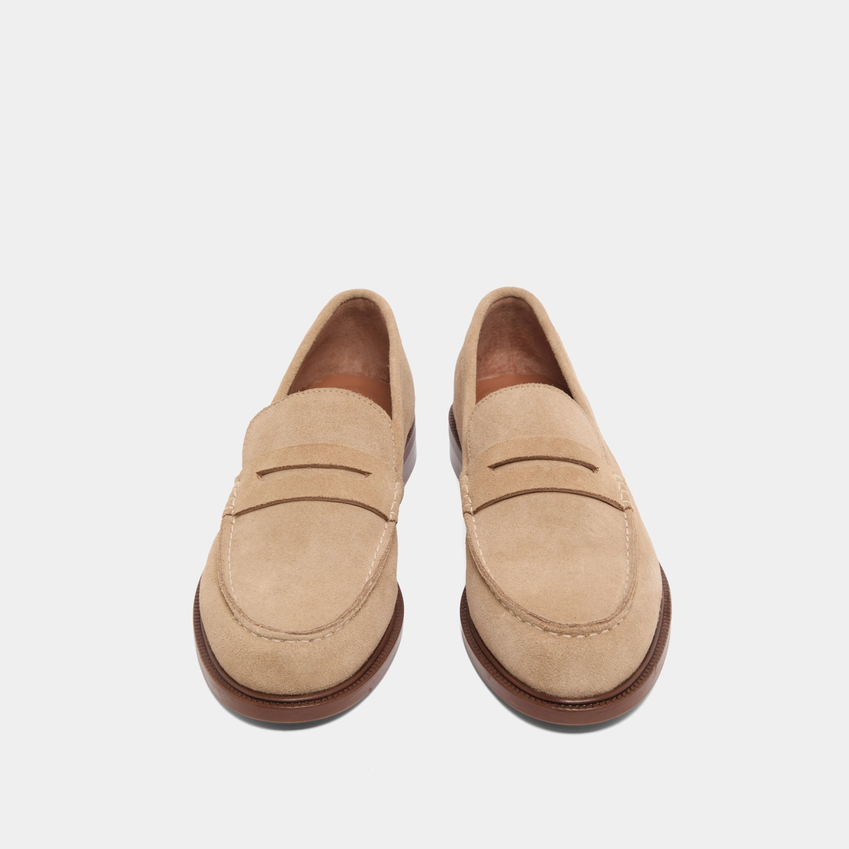 Mocassins &agrave; bouts ronds en cro&ucirc;te beige | DRACULA | Jonak