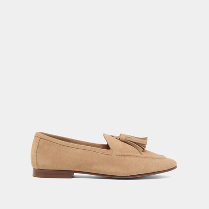 Mocassins à glands en croute beige | DATUS | Jonak