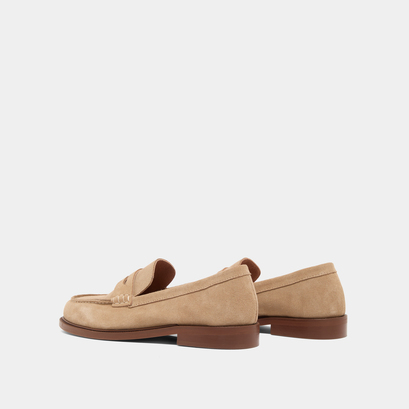Mocassins à bouts ronds en croute beige | DRACULA | Jonak