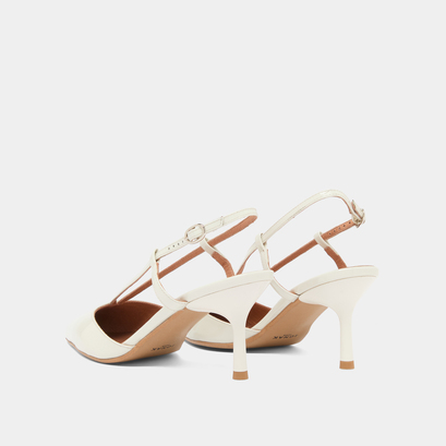 Escarpins slingbacks à bouts pointus en vernis perle | DUO | Jonak