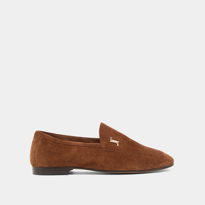 Mocassins à monogrammes en croute cognac | DATY | Jonak