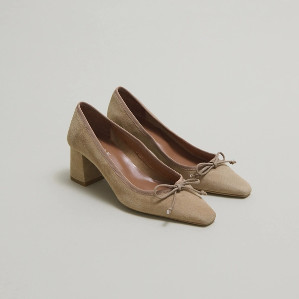 Escarpins En Cuir Camel C.DOUX Taille 38 - Occasion En Bon état