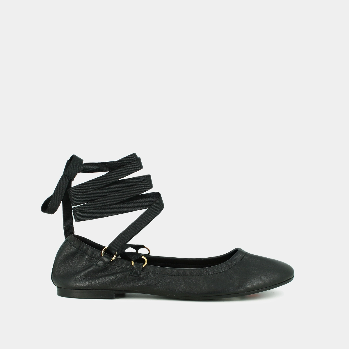 Ballerines souples en cuir noir | DESIREUSE | Jonak