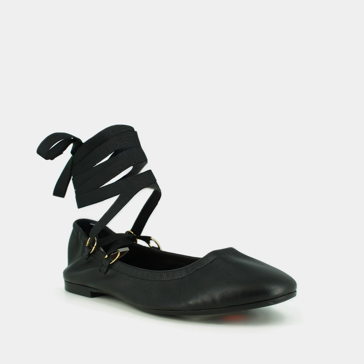 Ballerines souples en cuir noir | DESIREUSE | Jonak