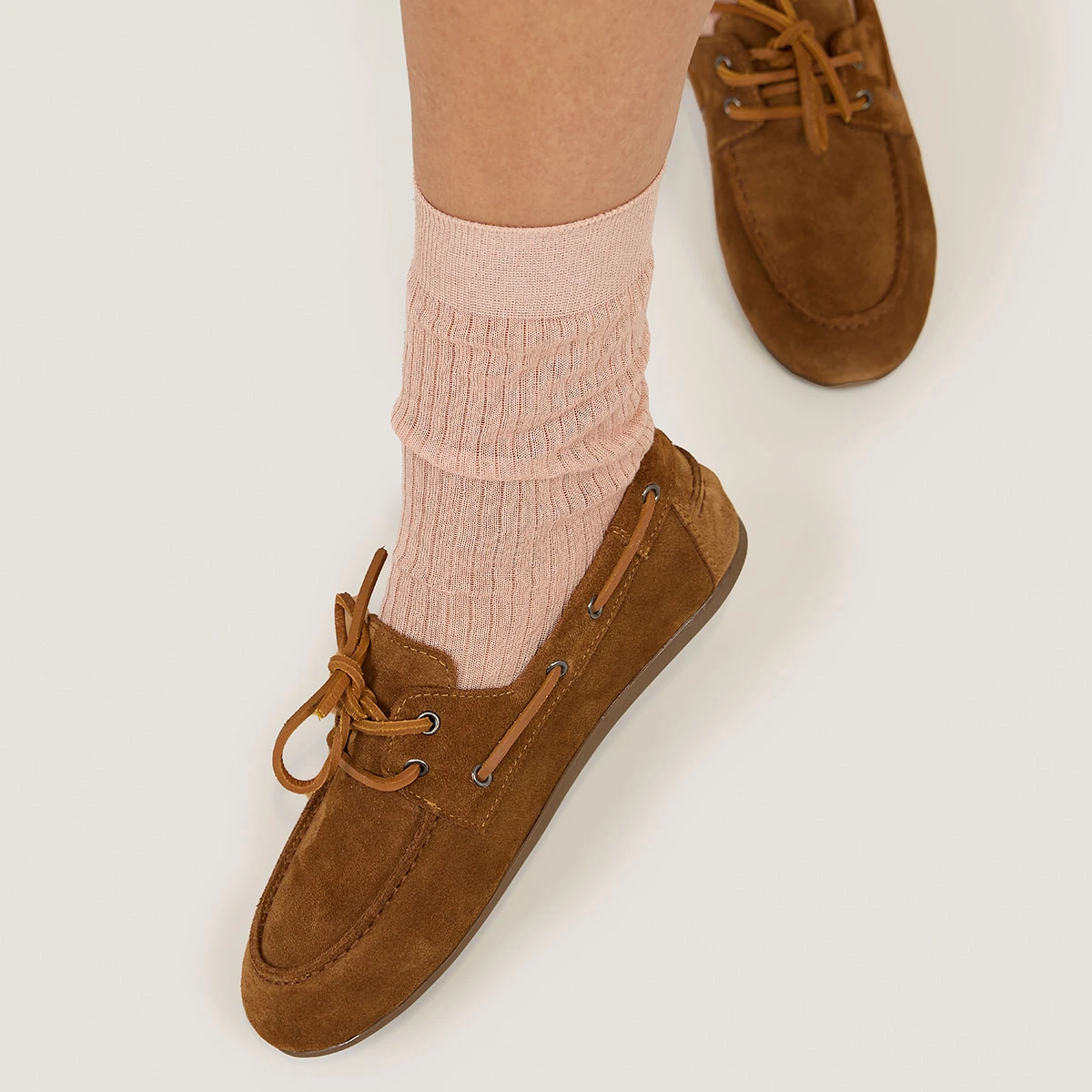 Mocassins souples en croûte cognac | Lalie | Jonak