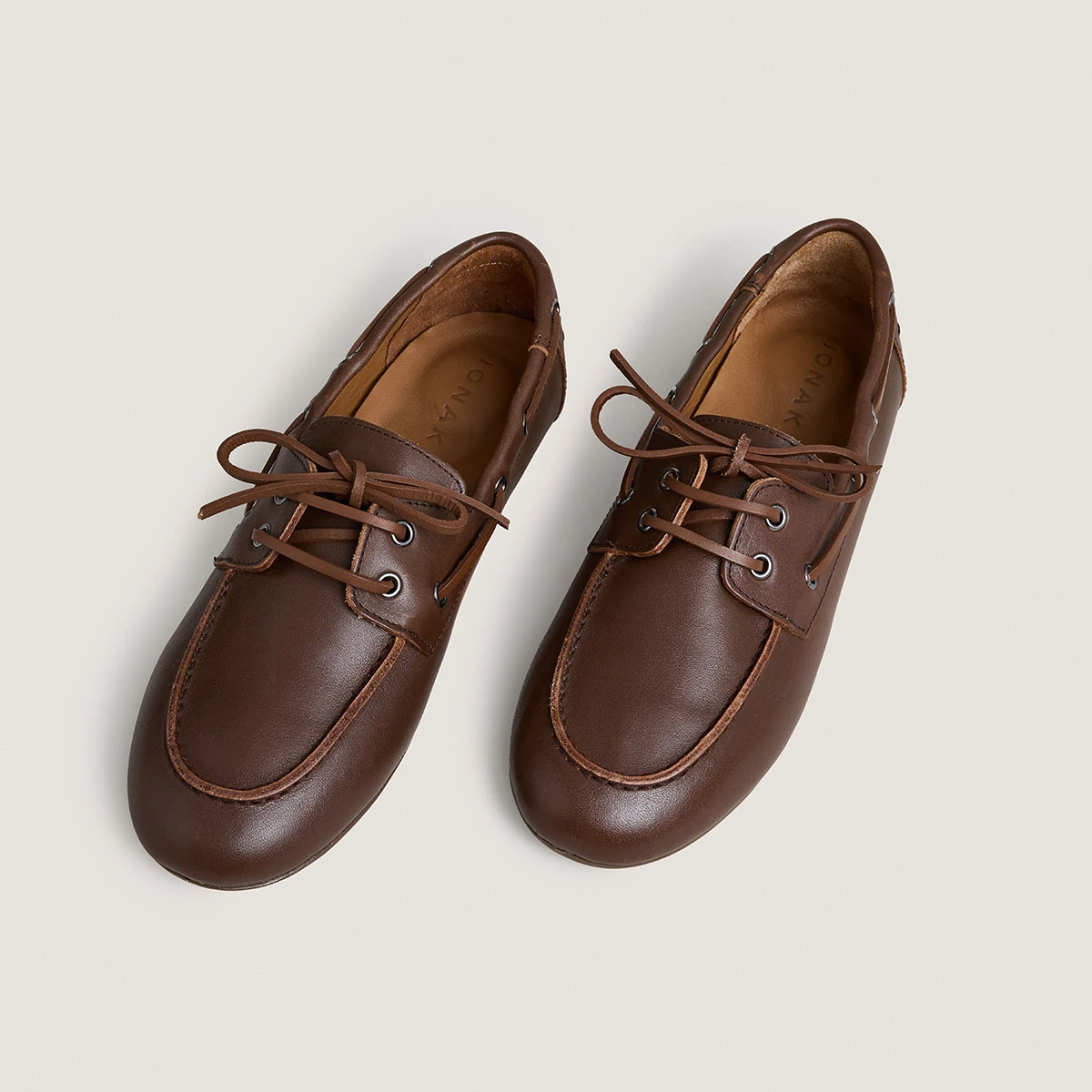 Mocassins souples en cuir marron | Lalie | Jonak