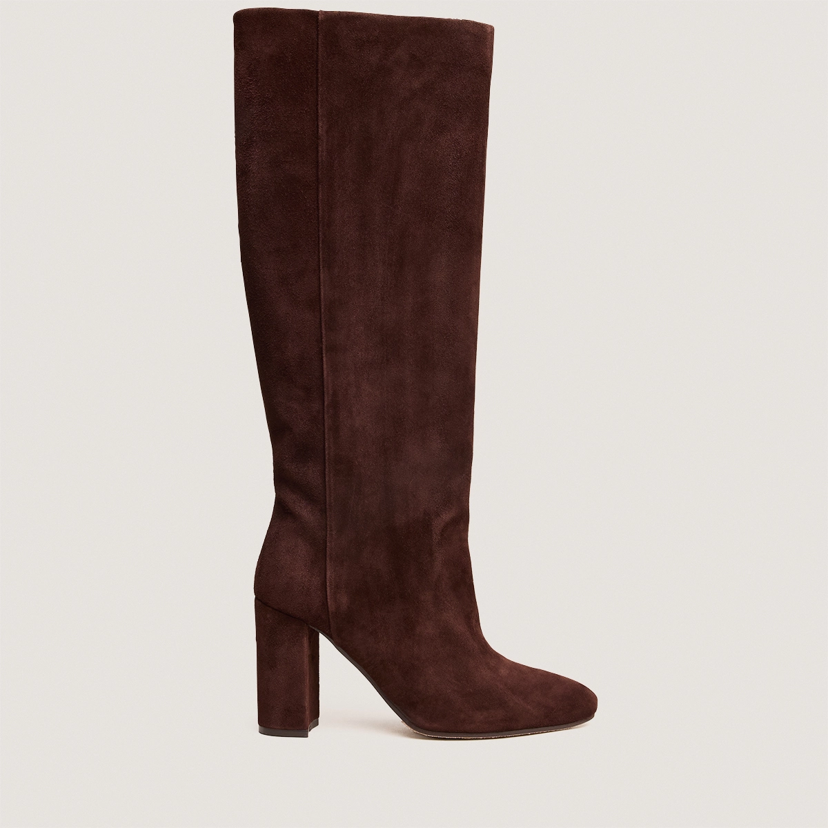 Bottes à talons en velours marron | VENEZUELA | Jonak