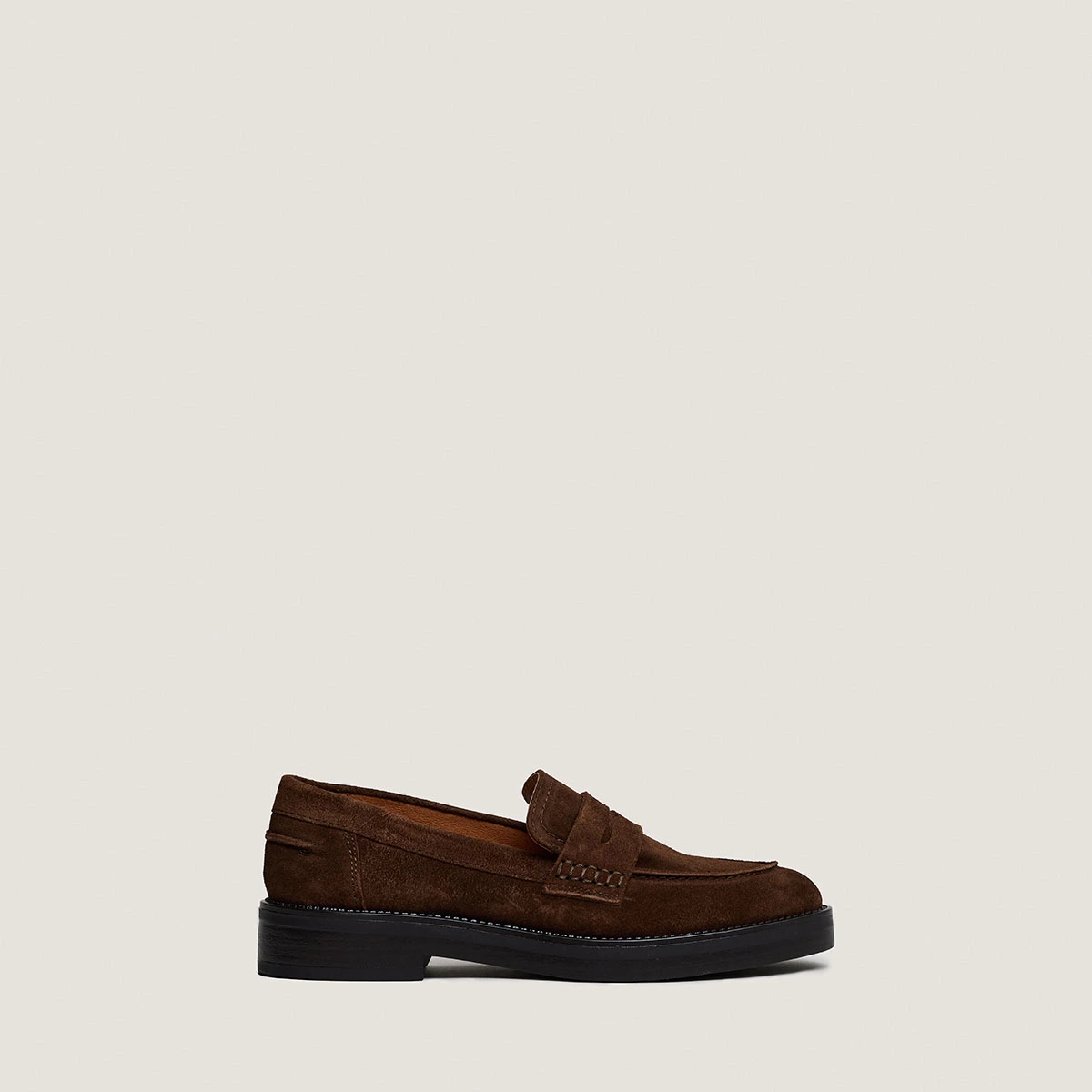 Mocassins &agrave; bouts ronds en cro&ucirc;te marron | MIRNA | Jonak