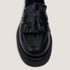 Mocassins &agrave; pampilles noir